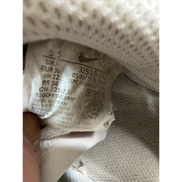 Nike Air Force 1 Womens Size 5.5 Shoes Low '07 White Leather Sneakers 315115-112 - Picture 8 of 8